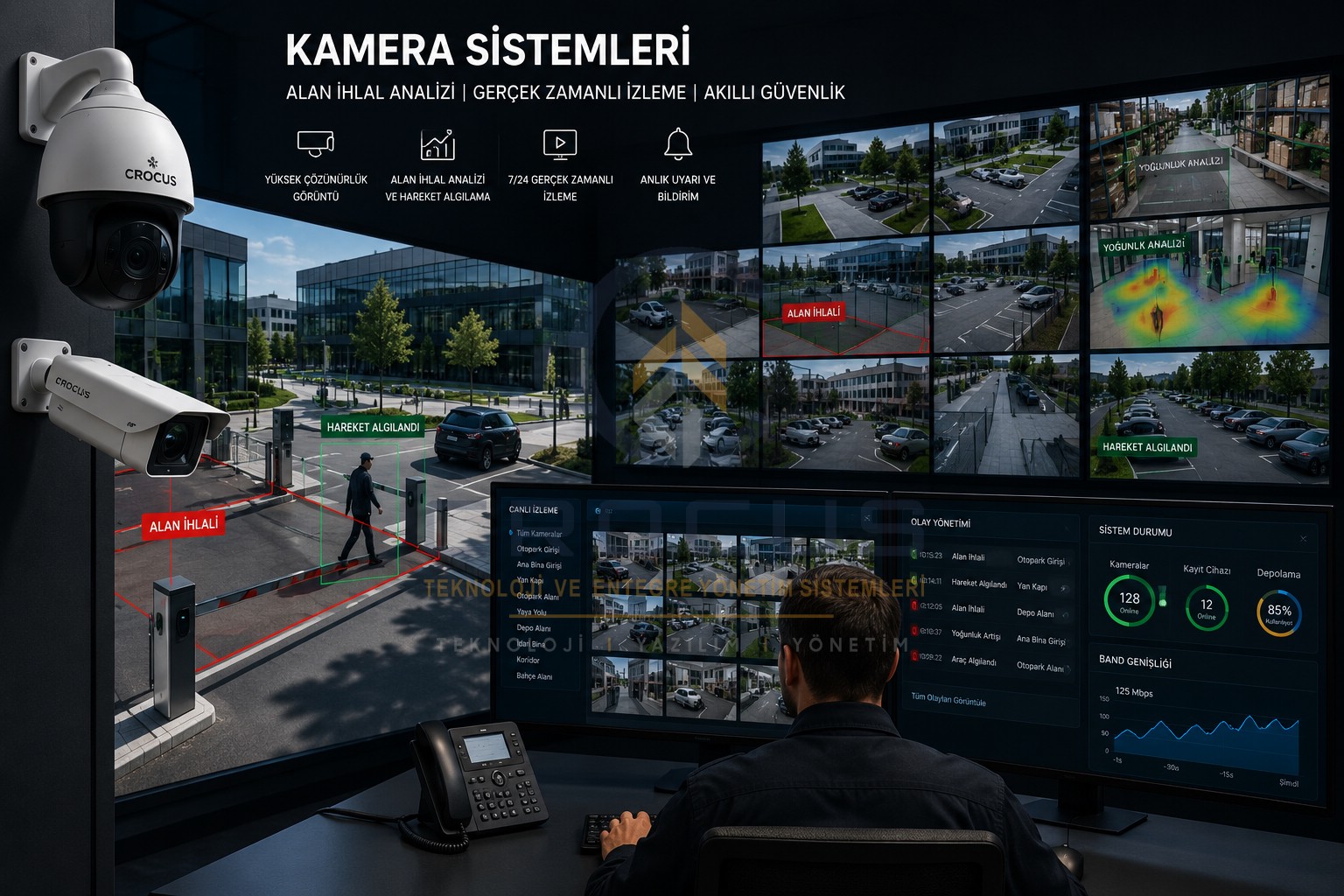 CROCUS Observation - Kamera ve CCTV İzleme Sistemleri