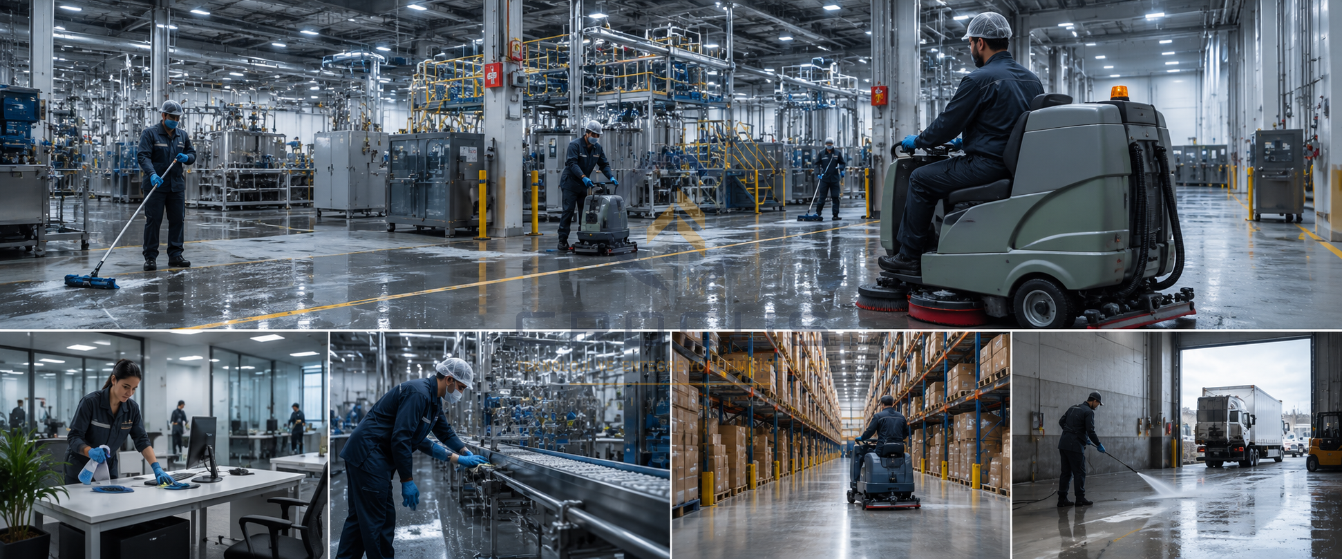 Endüstriyel tesis ve fabrika temizliği